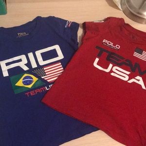 🚫SOLD🚫Polo Ralph Lauren girls t-shirt ❤️💙